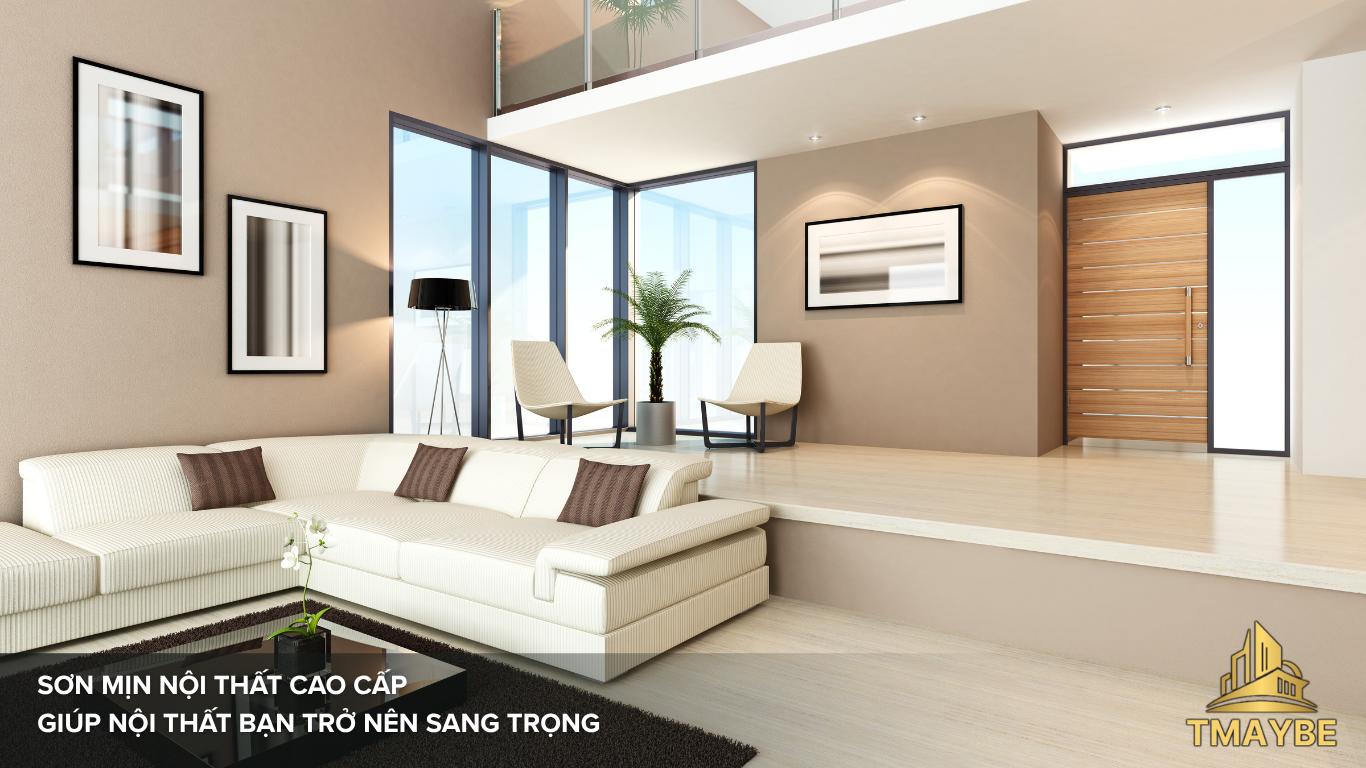 Sơn mịn nội thất cao cấp &#8211; nhà máy sơn Tmaybe
