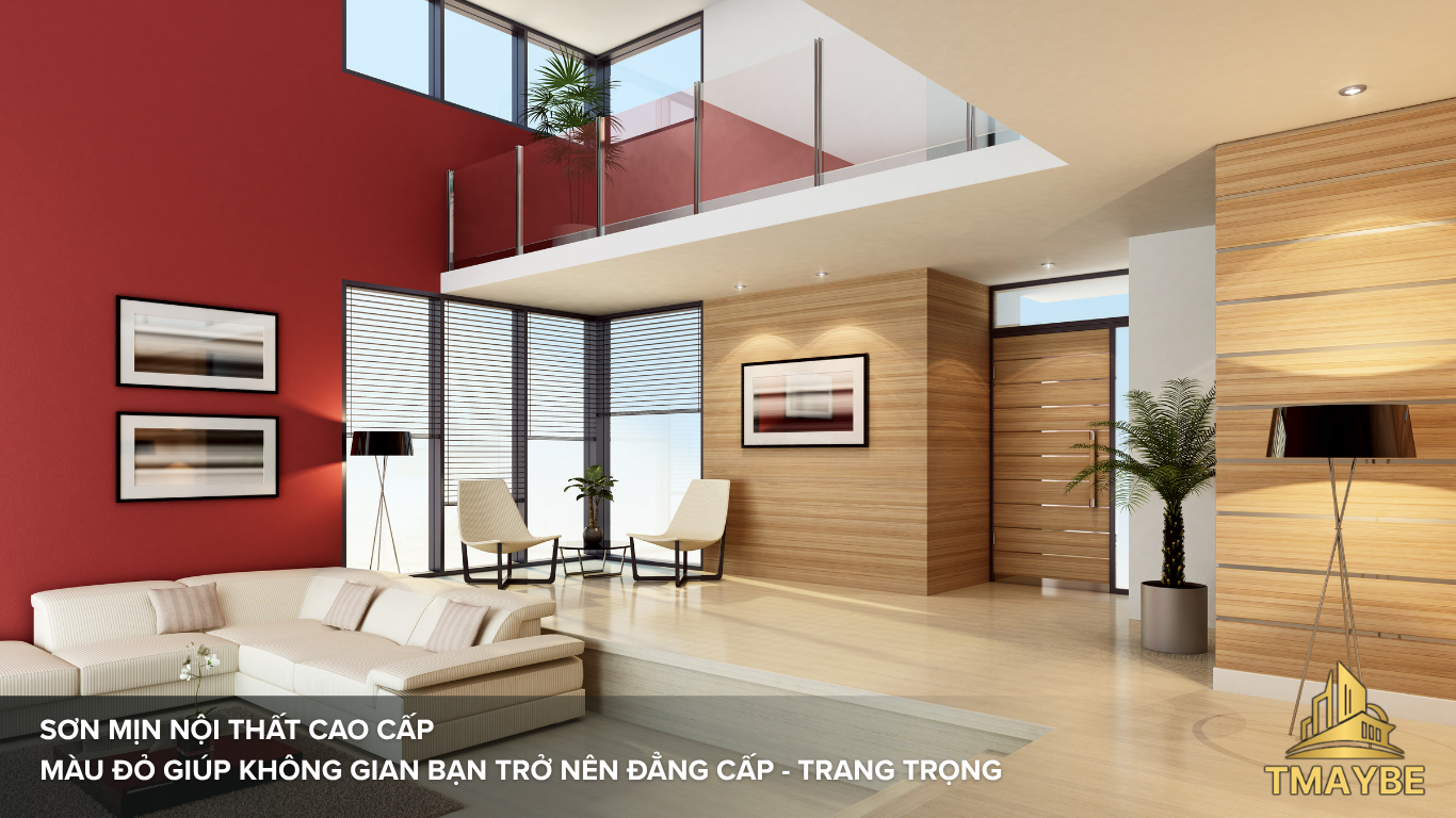 Sơn mịn nội thất cao cấp &#8211; nhà máy sơn Tmaybe