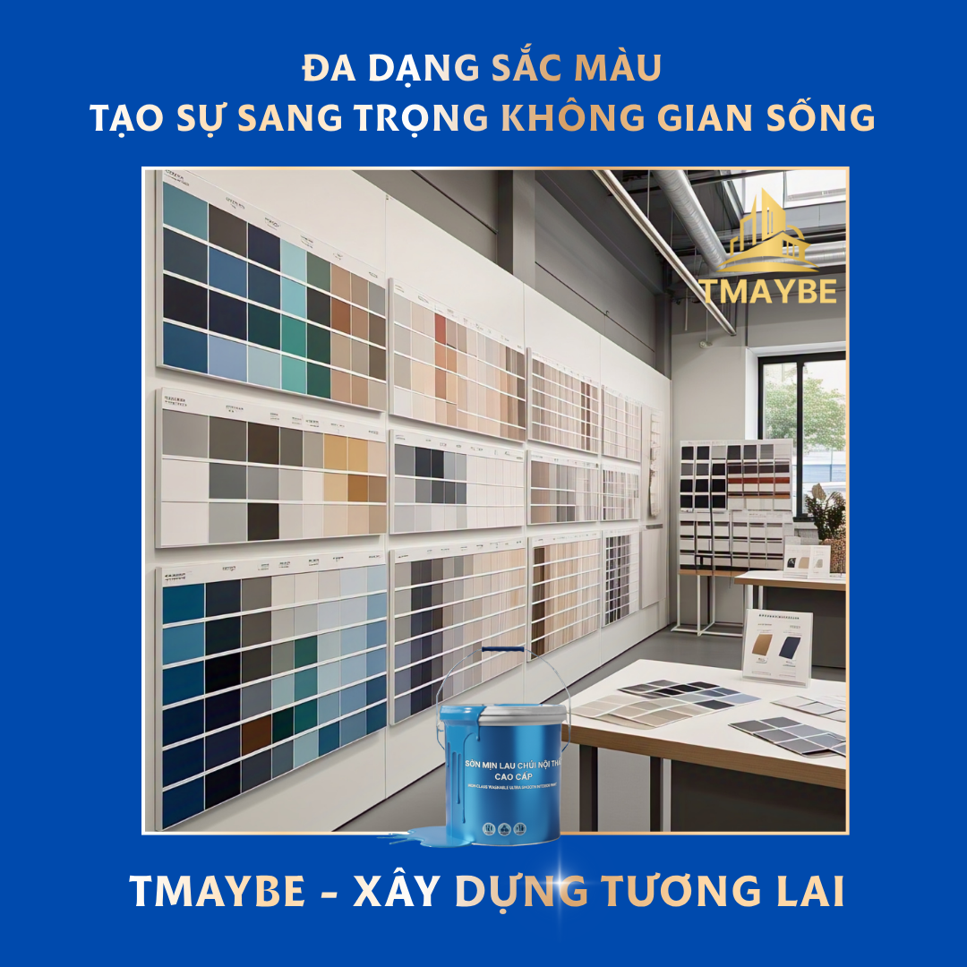 Bảng Màu Sơn Tmaybe &#8211; Số 1 sự lựa chọn hoàn hảo cho không gian sống